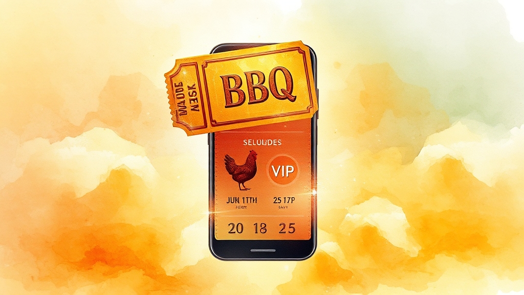 BBQ 티켓 응모 이벤트 완벽 분석 (watercolor 스타일)
