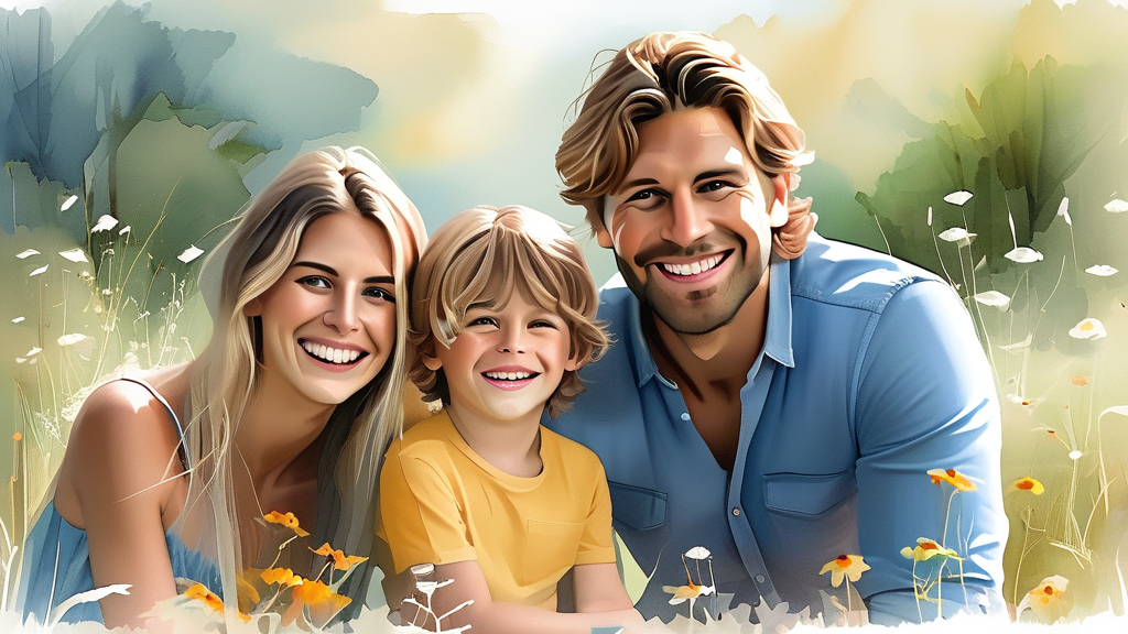 공휴일 지정 시 달라지는 것들: 개인과 기업의 변화 (watercolor 스타일)