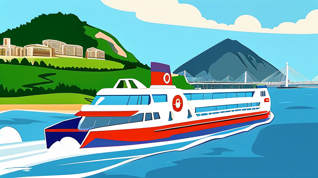 제주도 배편, 어디서 출발할까? 항구별 운항 정보 총정리 (cartoon 스타일)