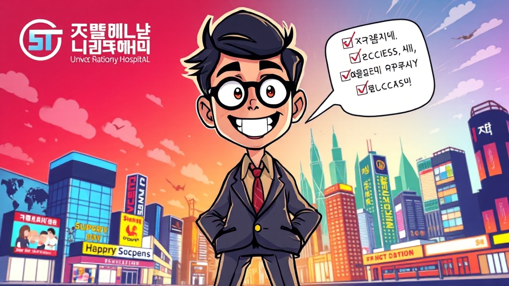 자가진단 체크리스트로 확인! (cartoon 스타일)
