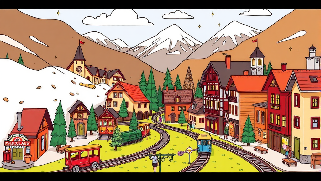 노원 기차마을은? (cartoon 스타일)