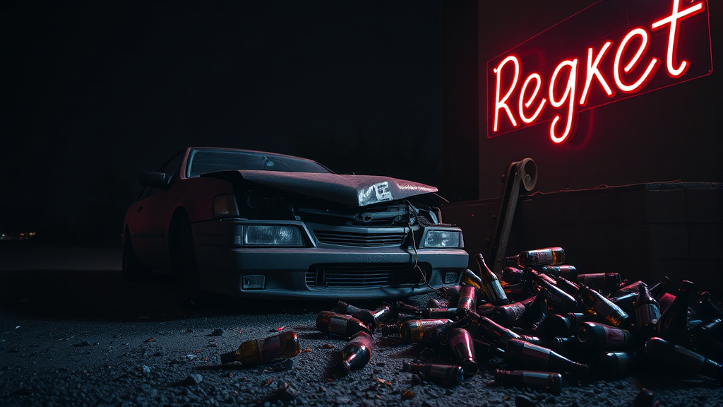 음주운전 및 뺑소니 사고 시 보험 적용 (realistic 스타일)