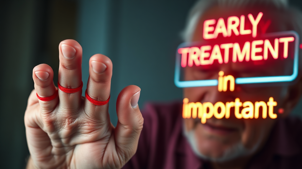 치료 시기와 방법 (realistic 스타일)