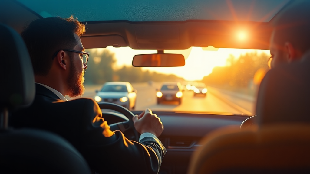 운전자보험 덕분에 위기 넘긴 실제 사례 (realistic 스타일)