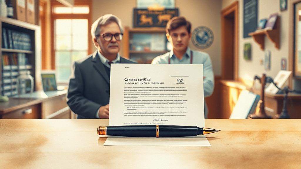 내용증명이란 무엇일까요? (watercolor 스타일)