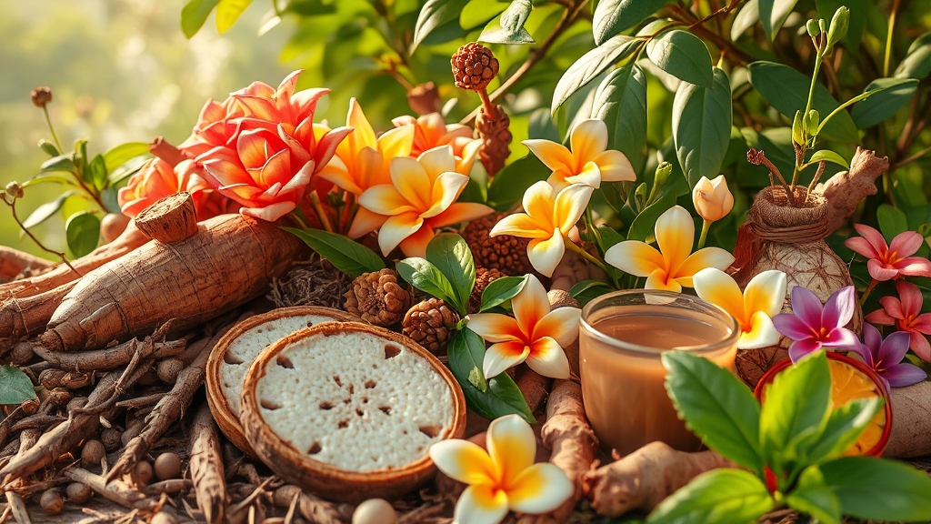 하늘타리 활용 방법 및 구매 정보 (realistic 스타일)