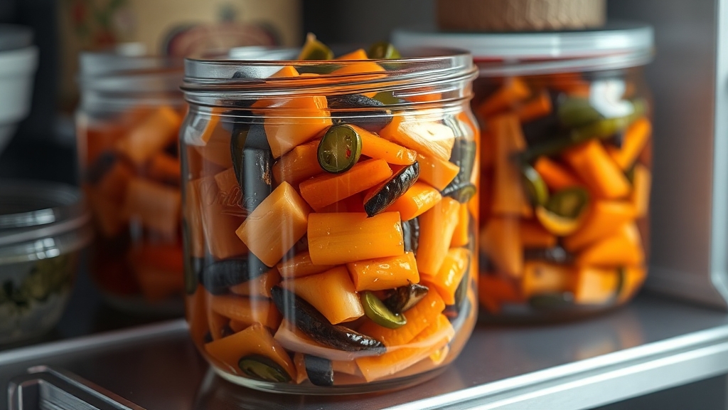 오래 두고 먹는 법, 숙성 & 보관 (realistic 스타일)