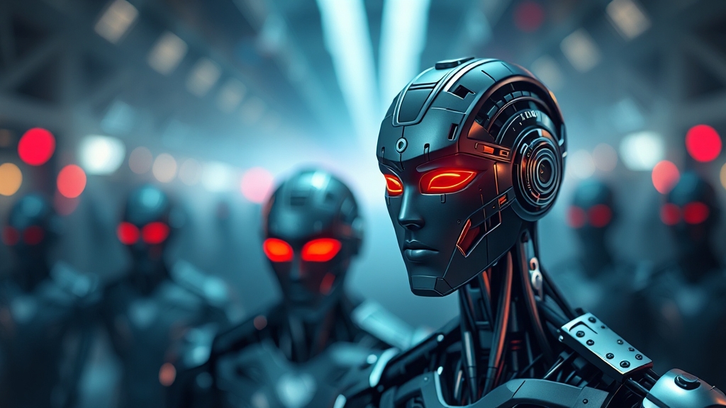 AI 에이전트 시장 경쟁 현황 (realistic 스타일)