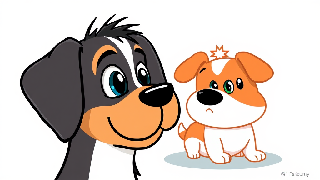 녹내장 예방과 조기 발견의 중요성 (cartoon 스타일)