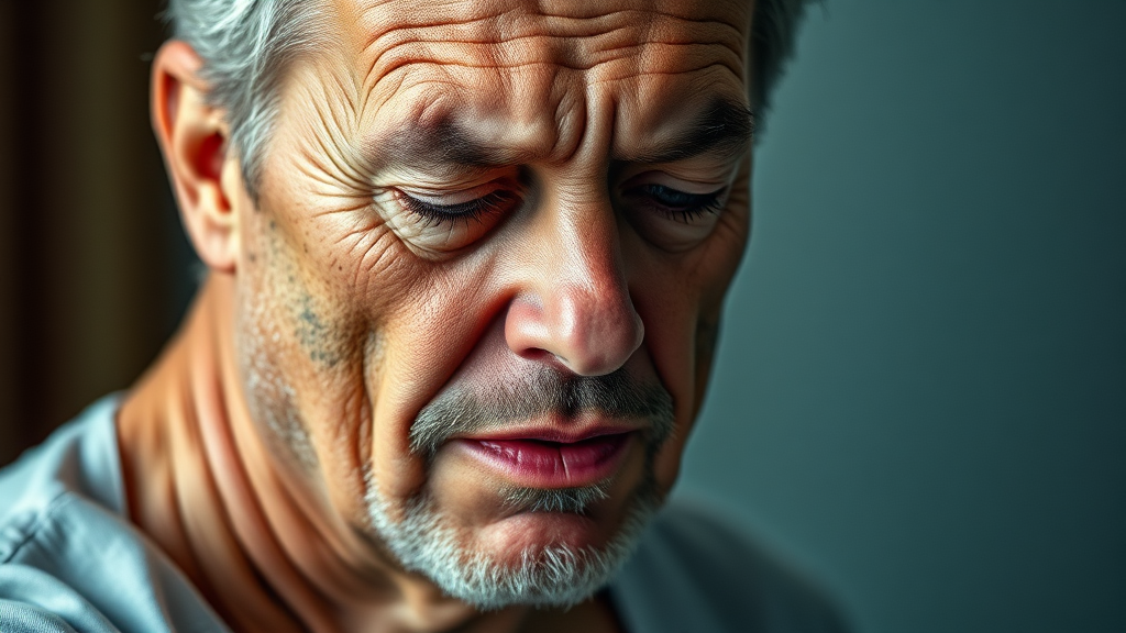 뇌경색 주요 증상 및 자가진단 (realistic 스타일)