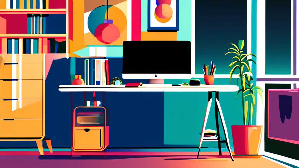 데스커 책상 커버, 완벽한 사이즈와 설치 (cartoon 스타일)