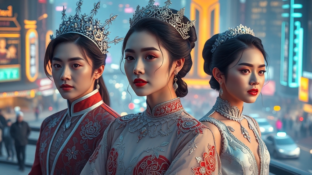 여자 출연자 심층 분석 (realistic 스타일)