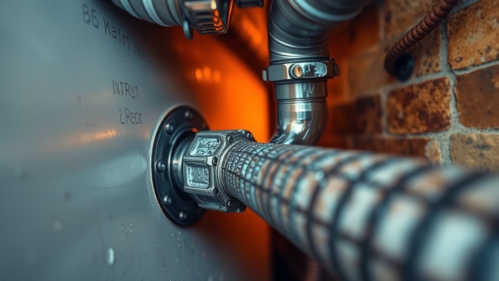 보일러 누수, 이렇게 해결하세요! (realistic 스타일)