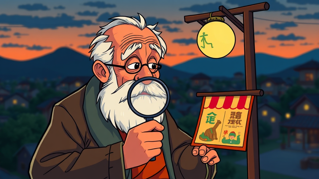 실버타운 선택 시 고려 사항 (cartoon 스타일)