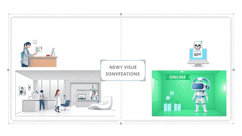 발급 장소 비교 (illustration 스타일)