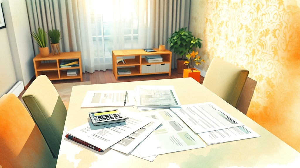 2025년 아파트 담보대출 최신 가이드: 금리·한도·규제 완벽 정리 7 대출 신청 절차 및 필수 서류 (watercolor 스타일)