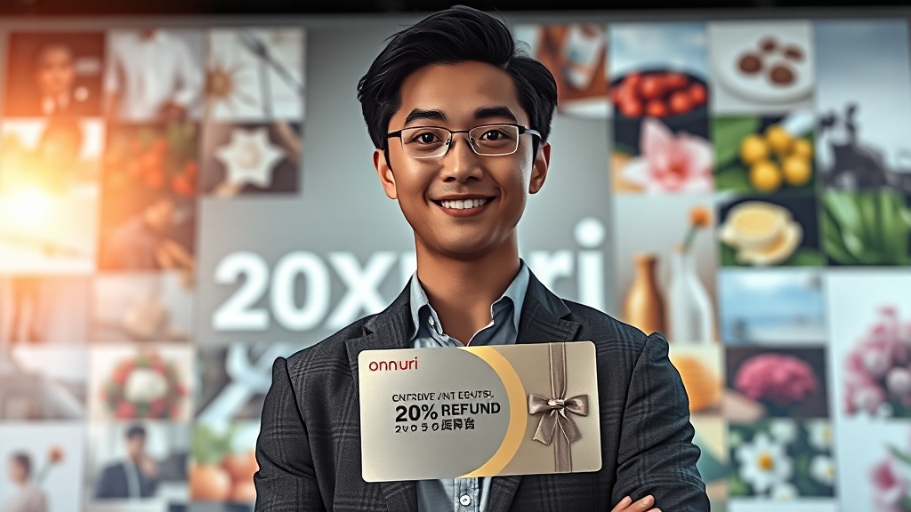 환급 조건 및 대상 (realistic 스타일)