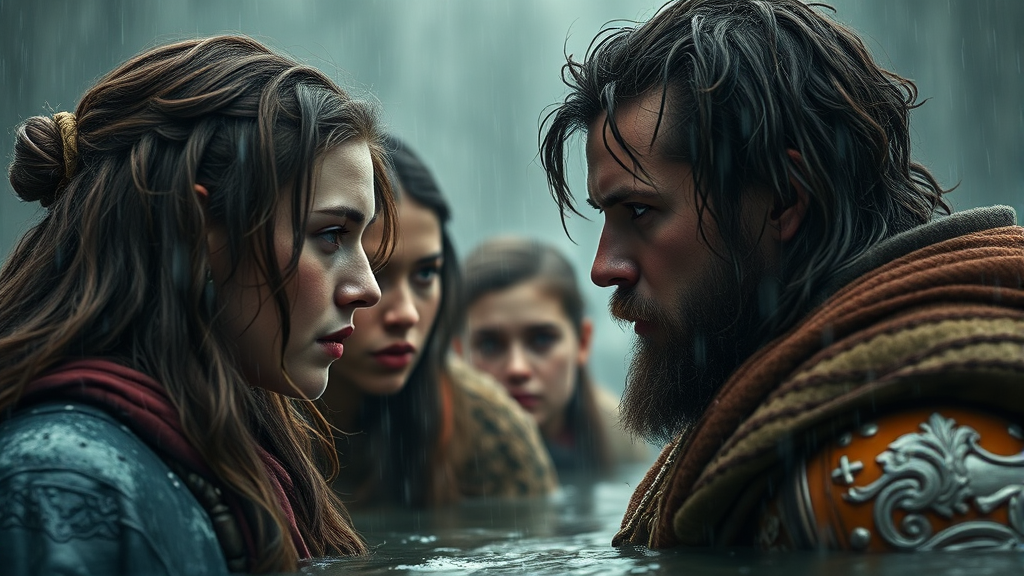 주요 등장인물 관계 (realistic 스타일)