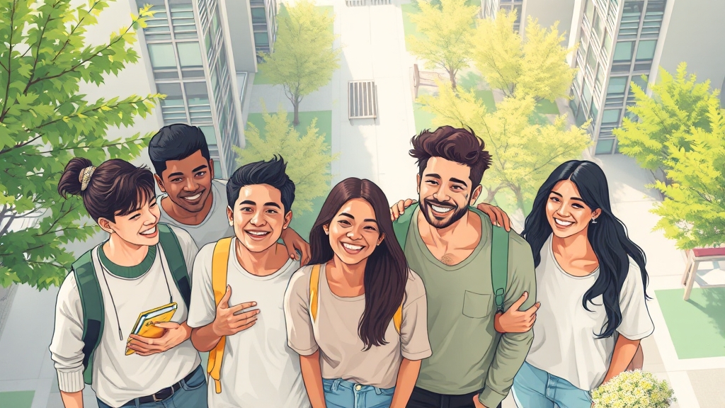 대학생 지원금 종류는? (illustration 스타일)