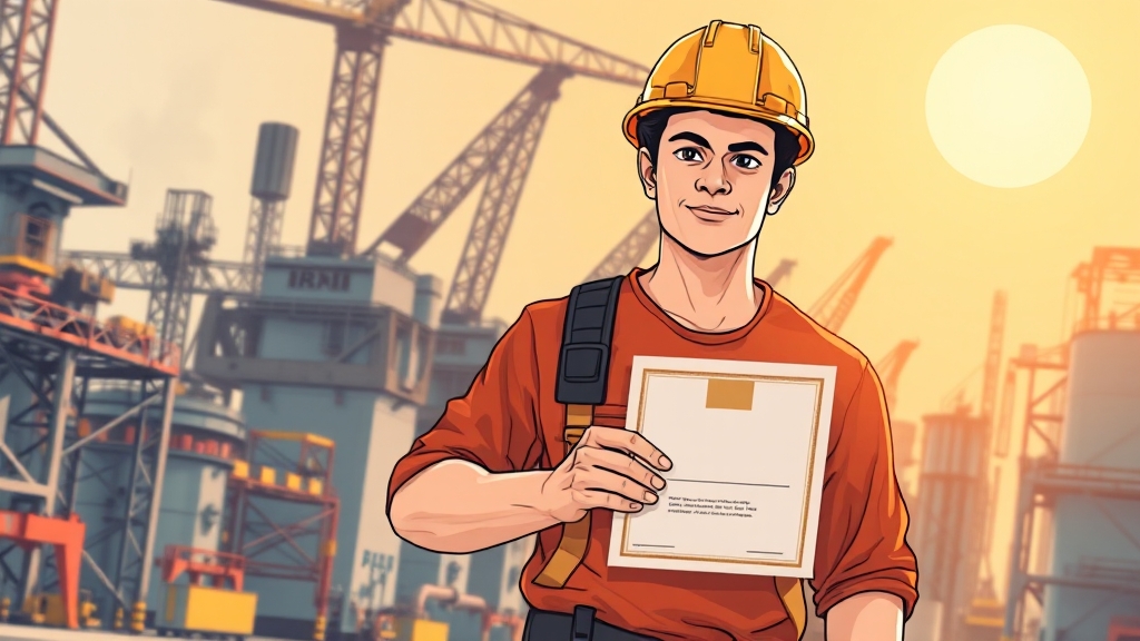 산업안전기사, 왜 필요할까? (illustration 스타일)