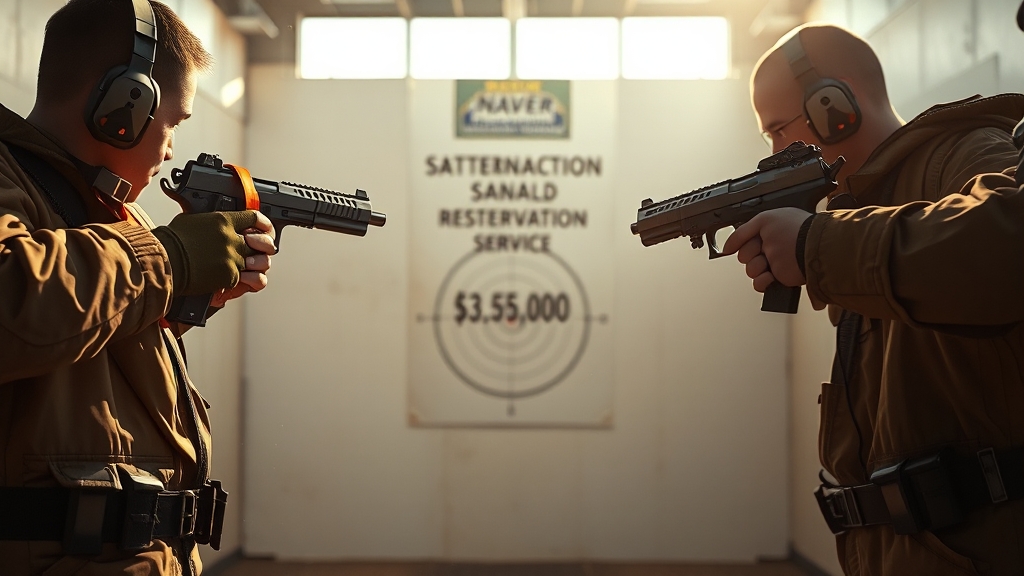 요금 및 총기 종류 안내 (realistic 스타일)