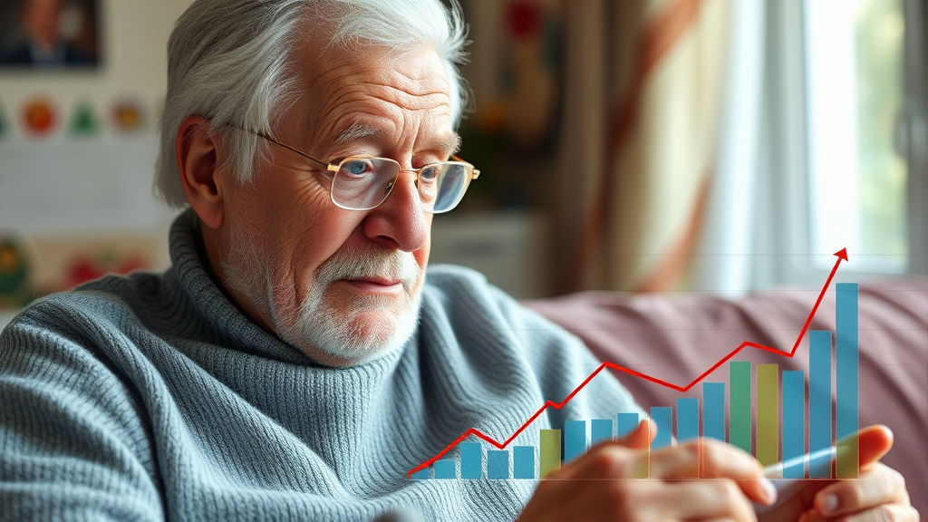 국민연금 예상 수령액, 얼마나 차이가 날까? (realistic 스타일)