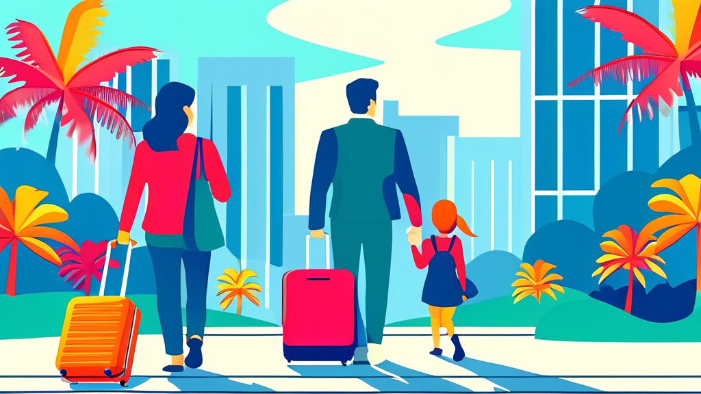 인상되는 출국세, 여행 경비에 얼마나 영향을 미칠까? (cartoon 스타일)