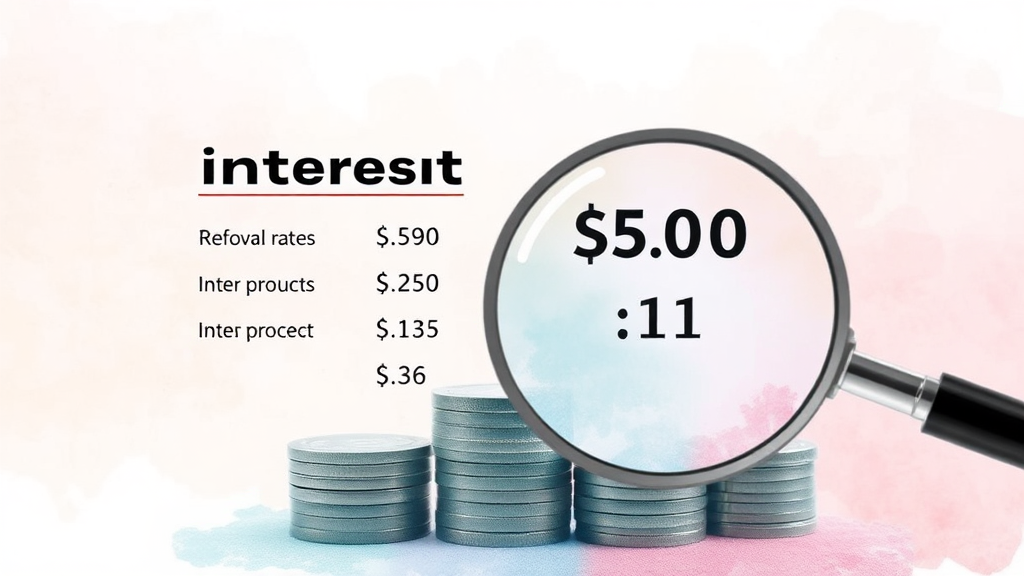 대출 종류별 금리 비교 및 선택 (watercolor 스타일)