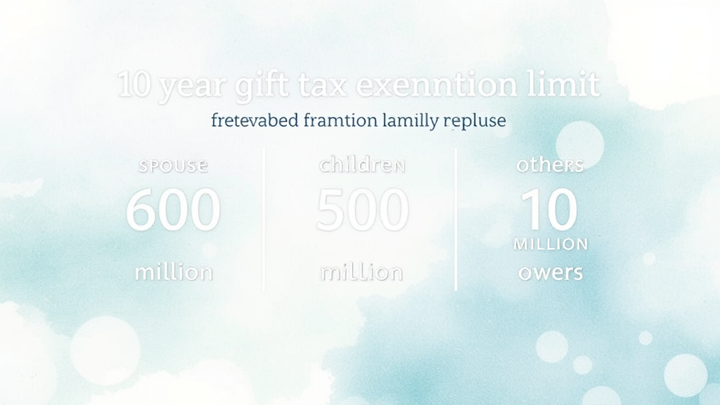 2026년 증여세 면제 한도 총정리 (watercolor 스타일)