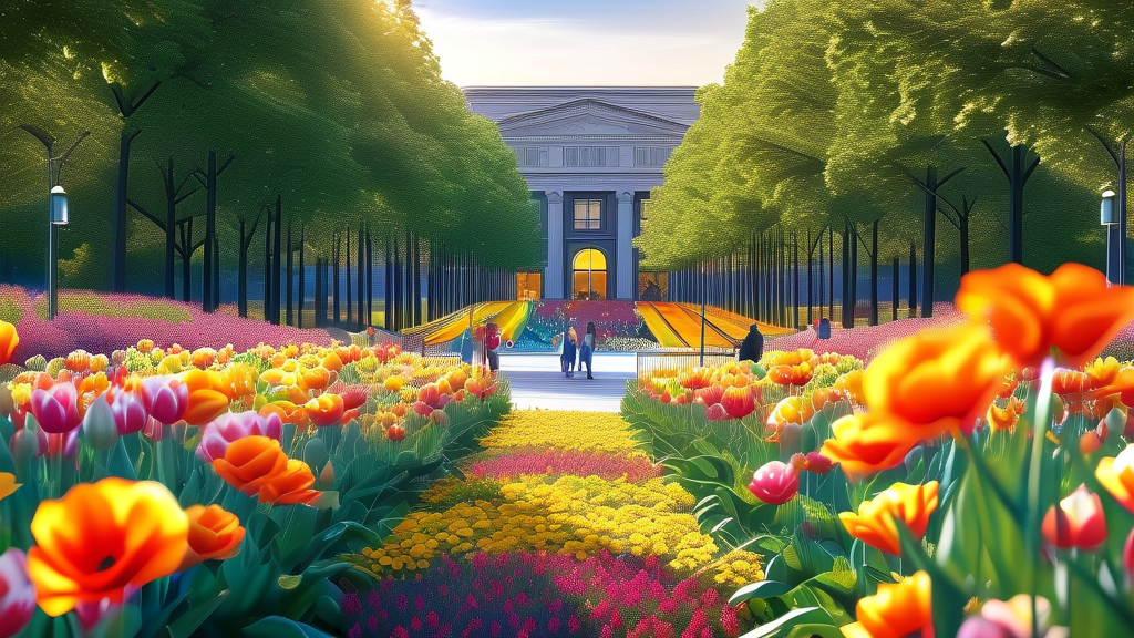 교통, 주차, 편의시설: 즐거운 박람회 관람을 위한 필수 정보 (realistic 스타일)