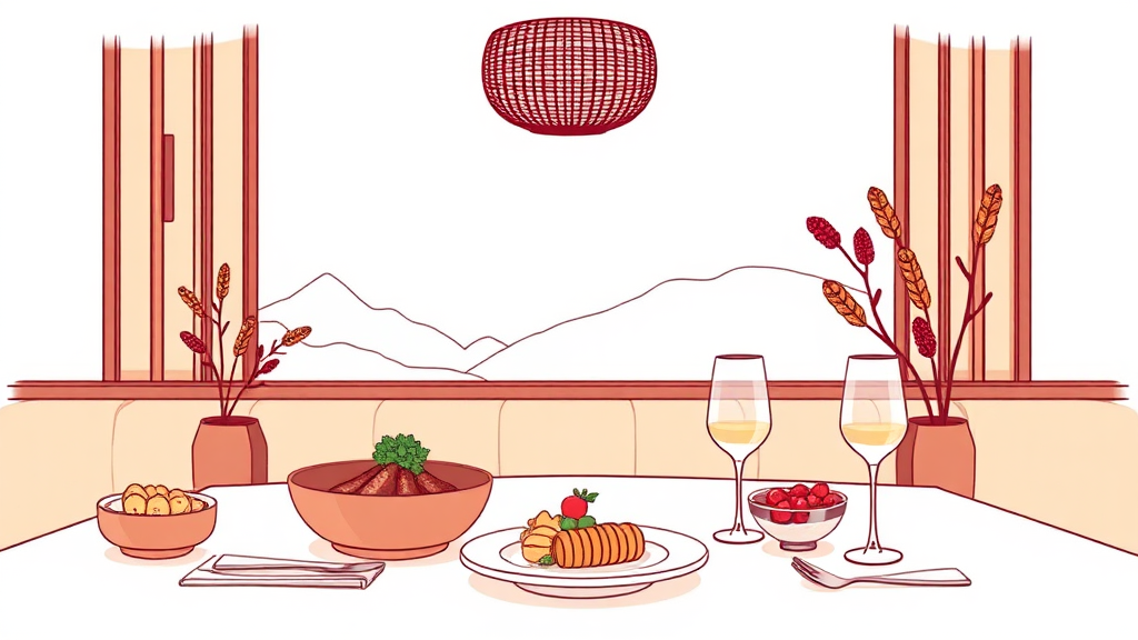 밍글스 방문 후기: 총평 및 재방문 의사 (illustration 스타일)