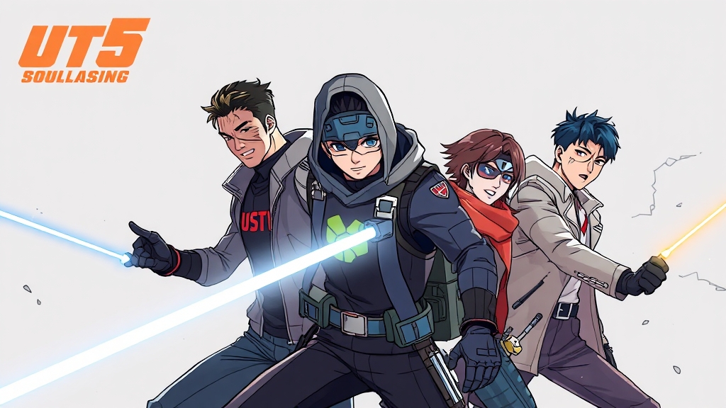 주요 등장인물 소개 (illustration 스타일)