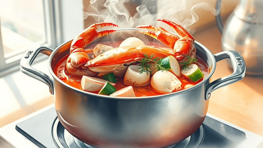 재료 순서 & 불 조절, 맛 극대화! (watercolor 스타일)