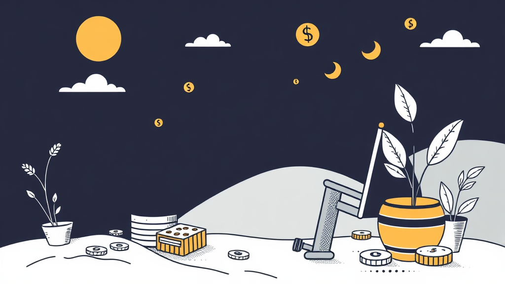 나의 휴면예금, 간편하게 조회하고 신청하는 방법 (illustration 스타일)