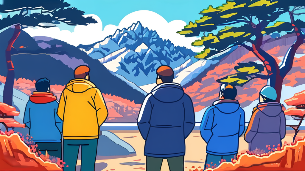 설악산 케이블카 예약, 왜 미리 해야 할까요? (cartoon 스타일)