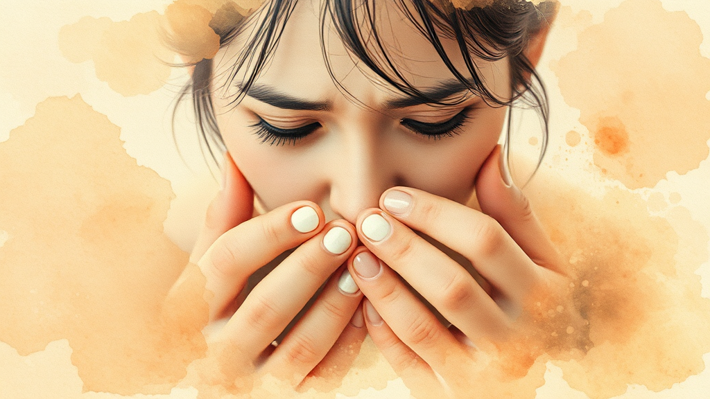 복용 전 필독! 주의사항 (watercolor 스타일)