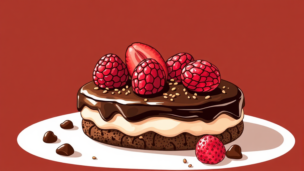 이영자 레시피 응용: 나만의 쫀득 디저트 만들기 (illustration 스타일)