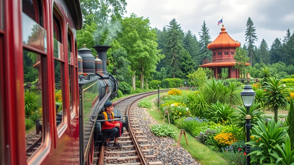 주요 시설 및 즐길 거리 (realistic 스타일)