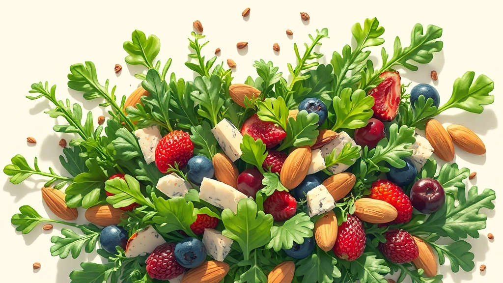 루꼴라, 어떤 채소일까? (illustration 스타일)