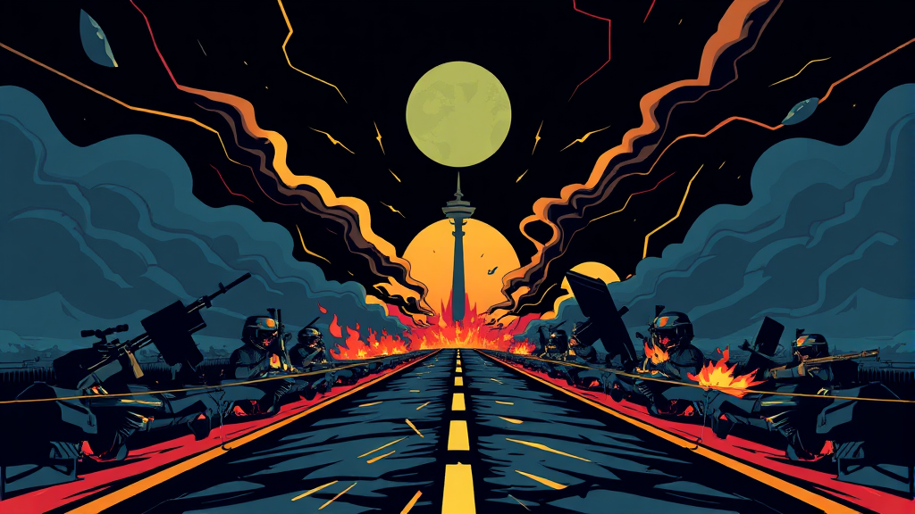 방산 ETF 투자 시 반드시 알아야 할 점 (illustration 스타일)