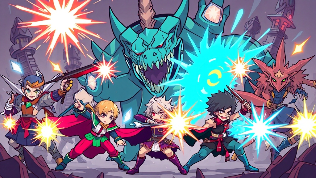 딜링 극대화 스킬 콤보 가이드 (cartoon 스타일)