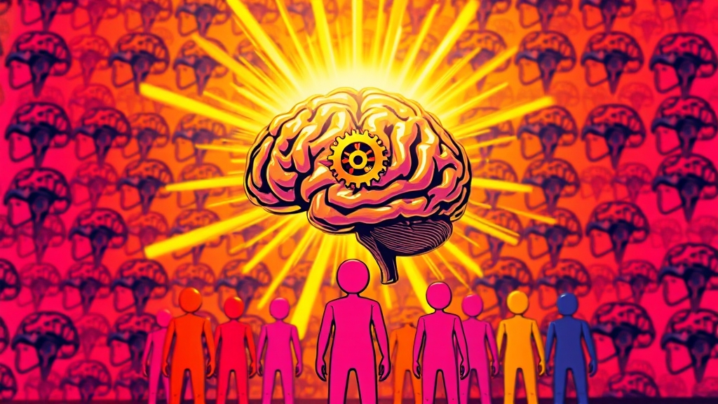 뇌 건강, 지킬 수 있어요! (popart 스타일)