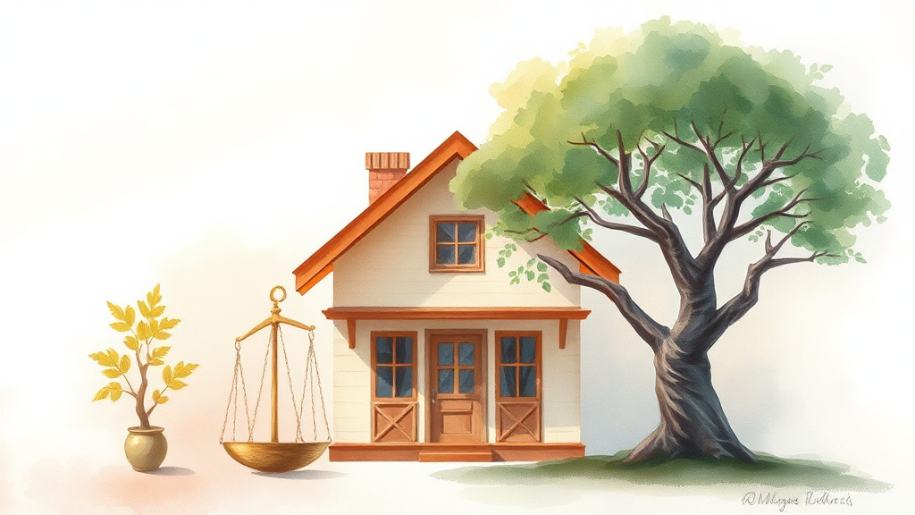 주택 임대 수익이란? (watercolor 스타일)