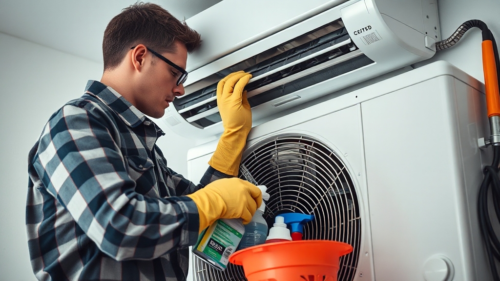 청소 전 필수 준비물 (realistic 스타일)