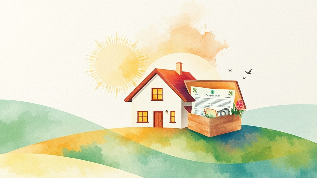 전월세 신고 시 혜택과 효과 (watercolor 스타일)