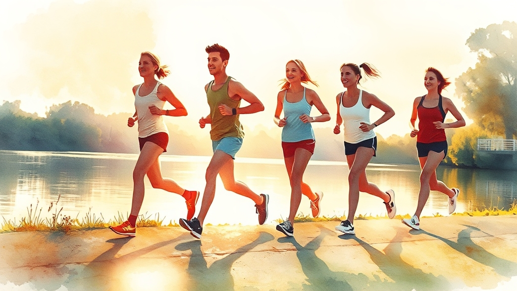 무릎 건강 지키는 예방 관리법 (watercolor 스타일)