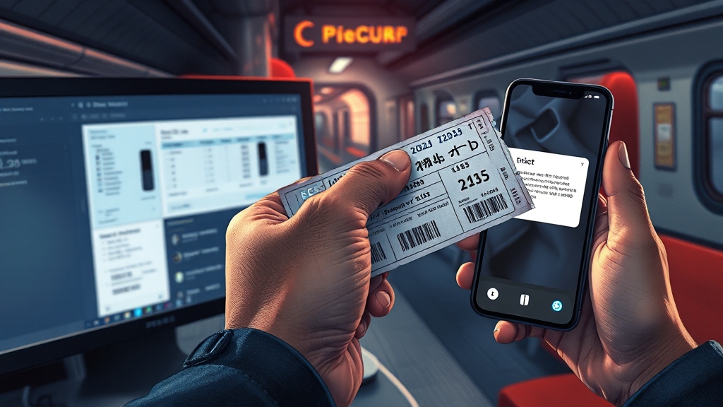 성공적인 예매 팁 (realistic 스타일)