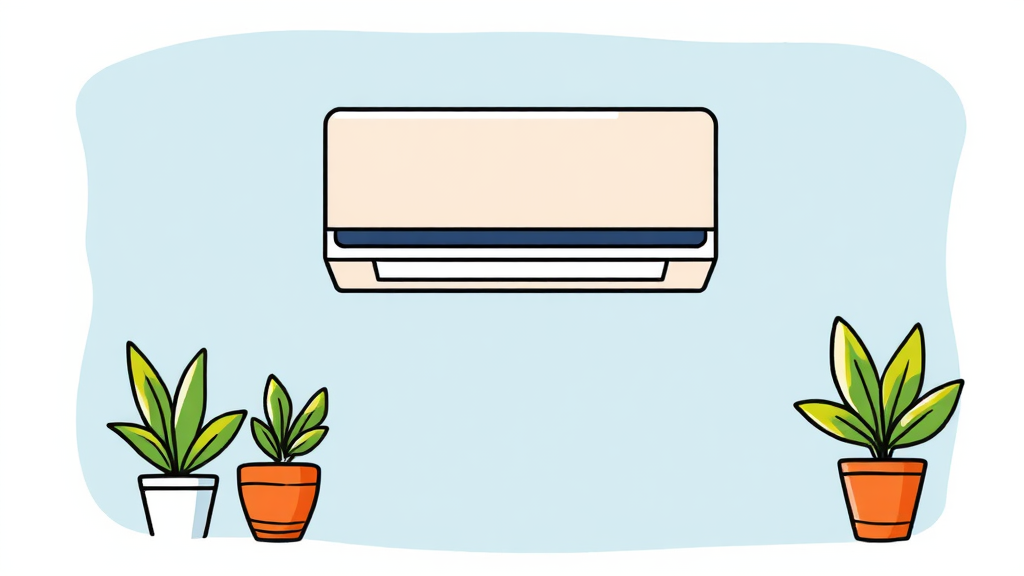 에어컨 이전 설치, 왜 필요할까요? (cartoon 스타일)