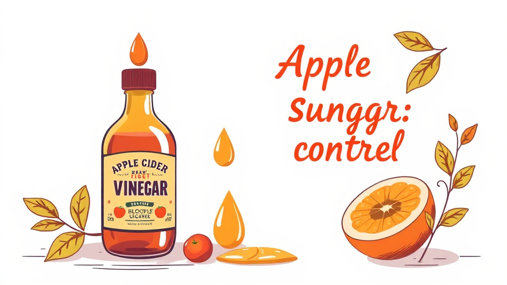 애사비, 혈당에 어떤 영향을 줄까요? (illustration 스타일)