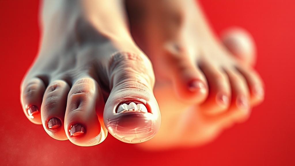 손발톱무좀, 무엇일까요? (watercolor 스타일)